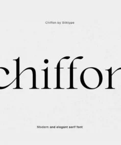 فونت انگلیسی Chiffon