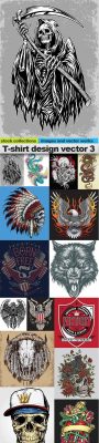 طرح های آماده برای تیشرت و تتو